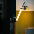 Hardware Glass Strip Bedroom Wall Lamp