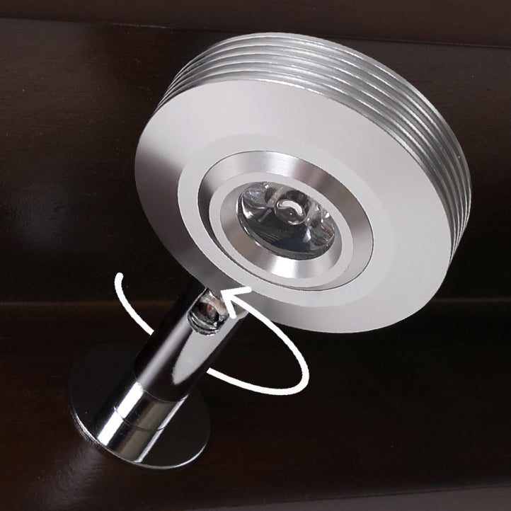 Rubber Wood Iron Rotatable Wall Lamp