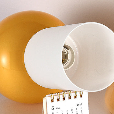Glass Mushroom Dome Bedside Table Lamp