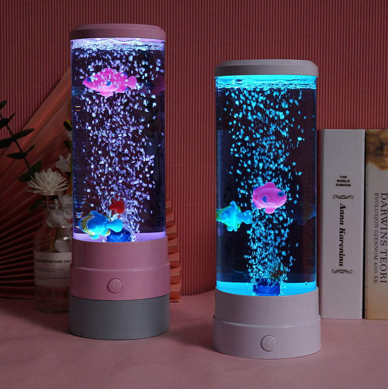 Battery ABS Simulation Bubble Table Lamp