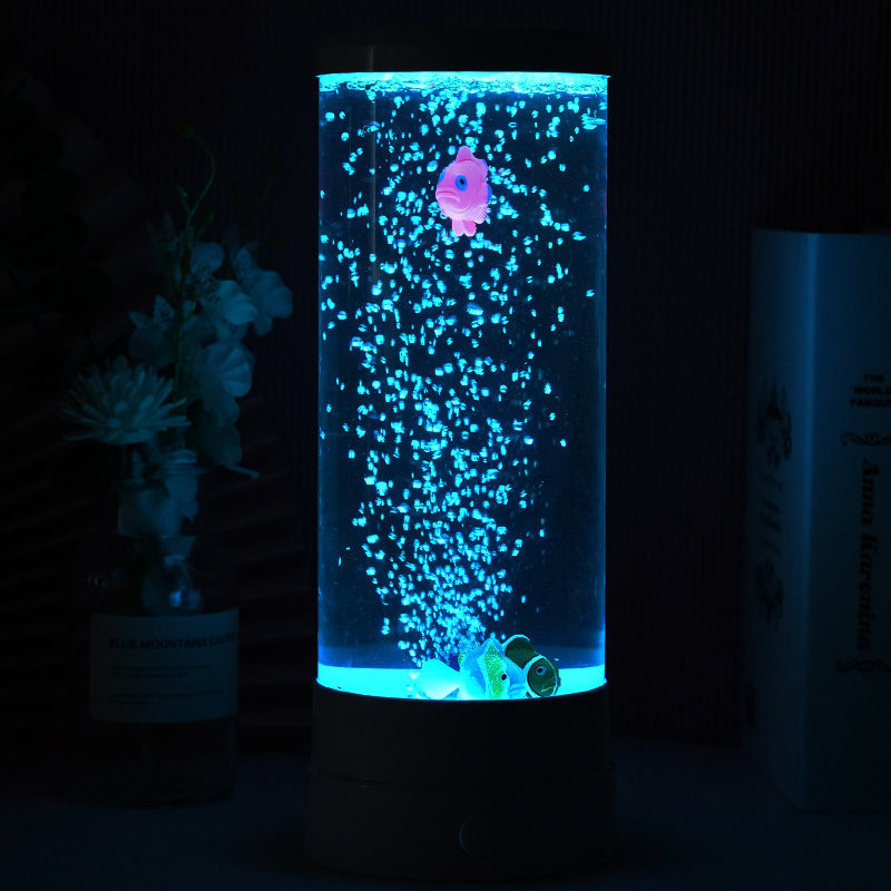 Battery ABS Simulation Bubble Table Lamp