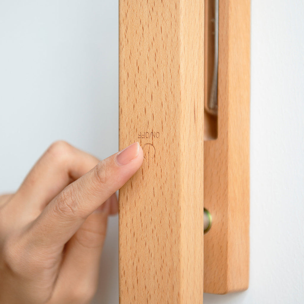 Walnut Beech Rechargeable Strip Wall Lamp