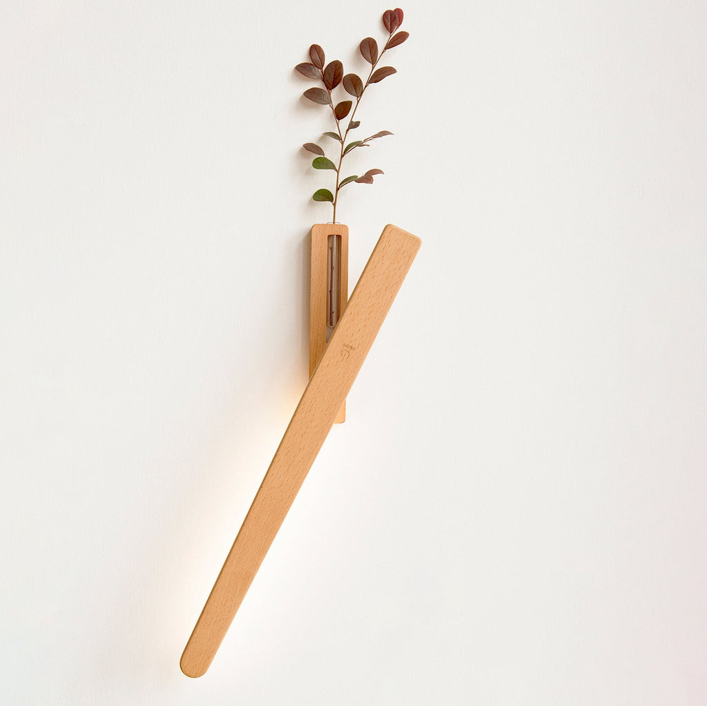 Walnut Beech Rechargeable Strip Wall Lamp