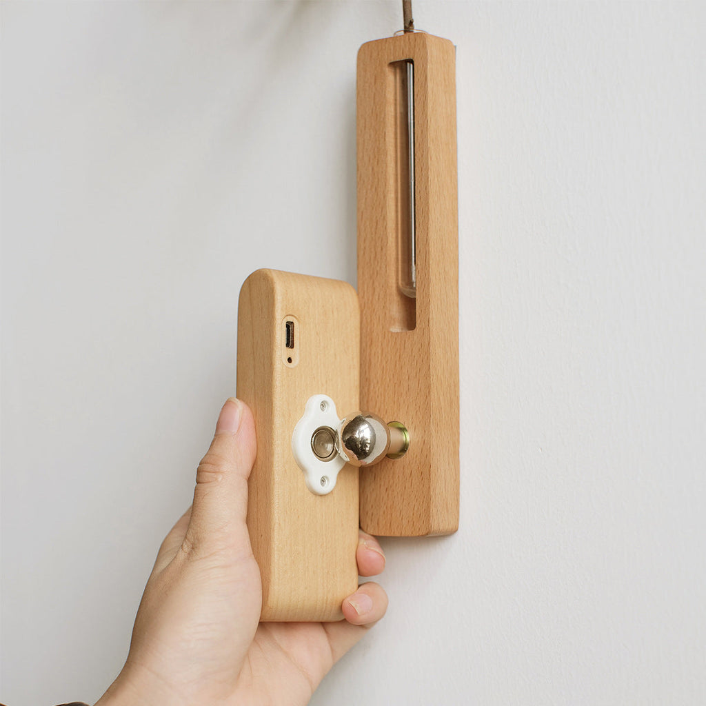 Walnut Beech Rechargeable Strip Wall Lamp