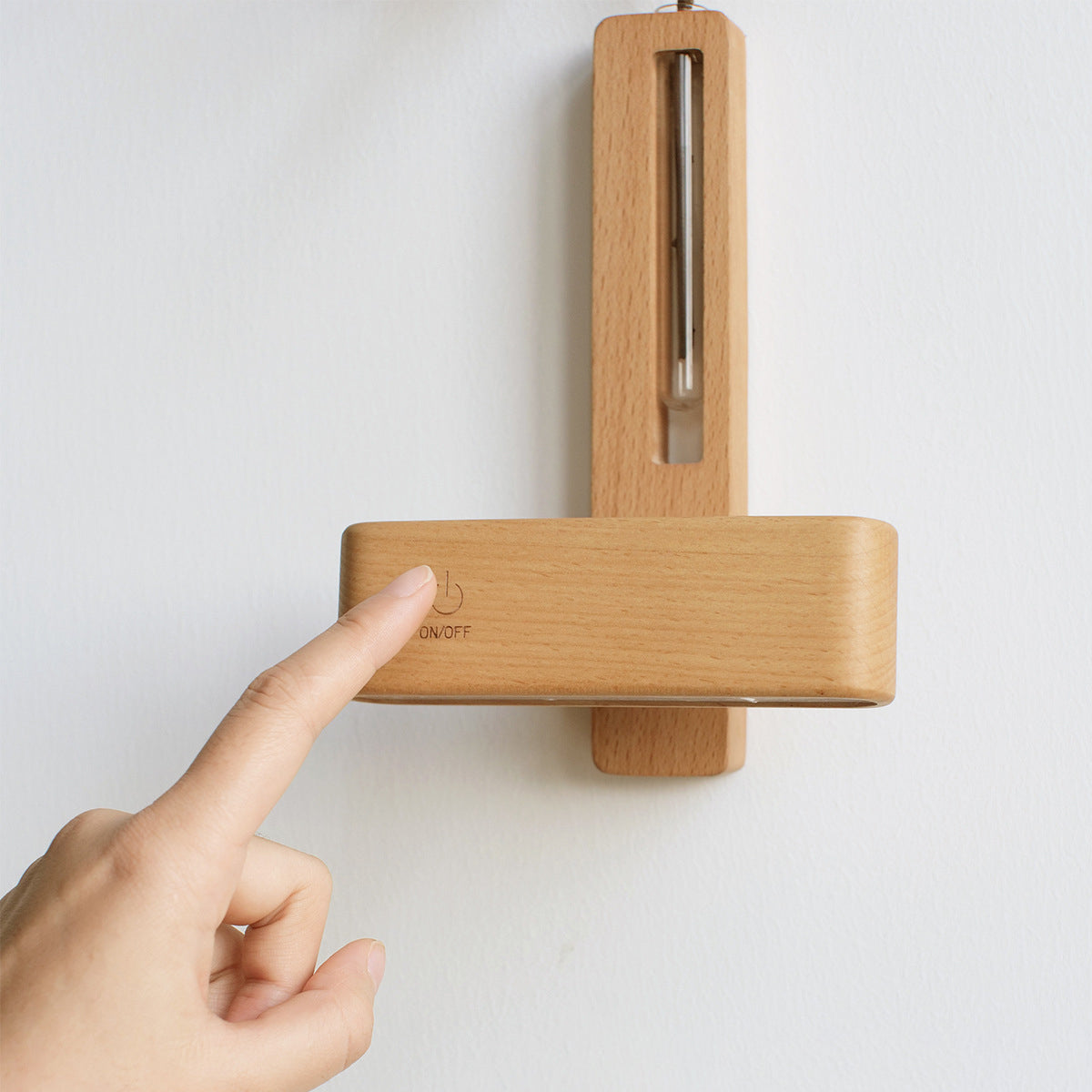 Walnut Beech Rechargeable Strip Wall Lamp