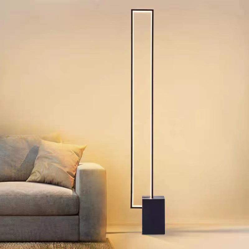 Modern Minimalist Iron Marble Floor Lamp