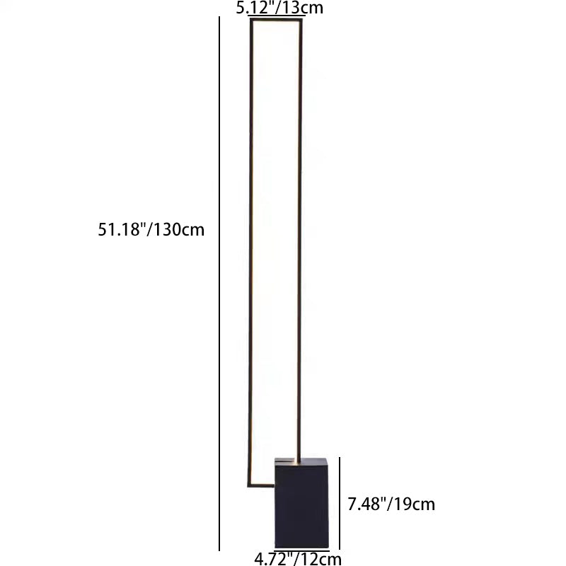 Modern Minimalist Iron Marble Floor Lamp