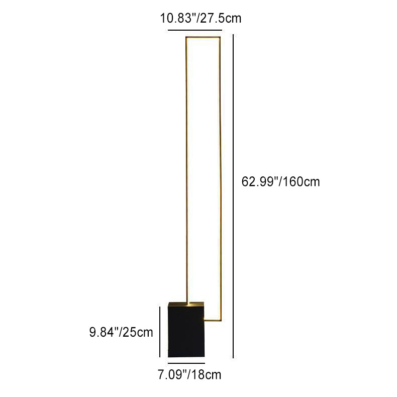 Modern Minimalist Iron Marble Floor Lamp