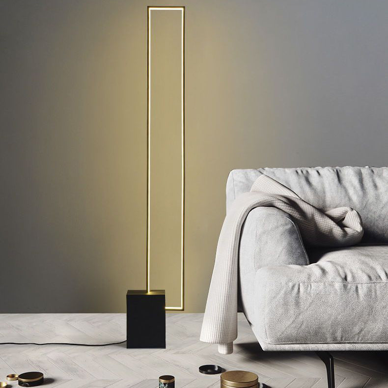 Modern Minimalist Iron Marble Floor Lamp