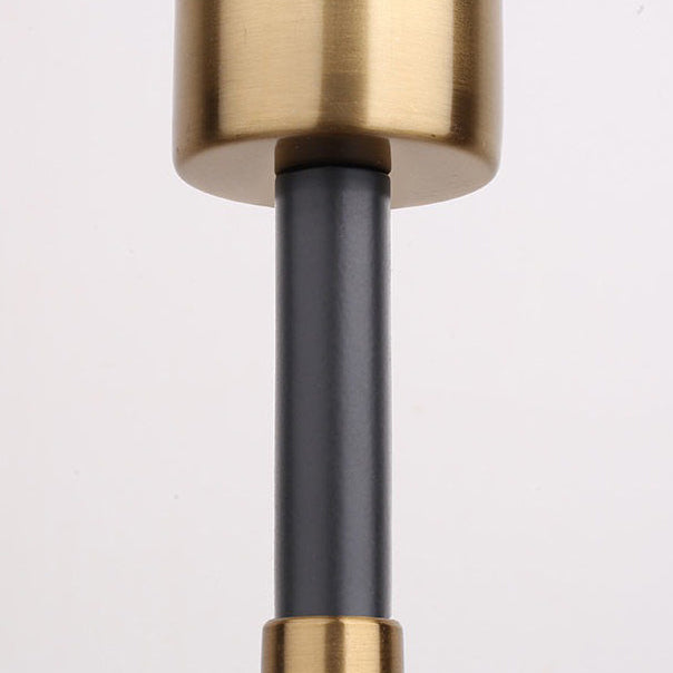Fabric Metal Cylinder Touch Table Lamp