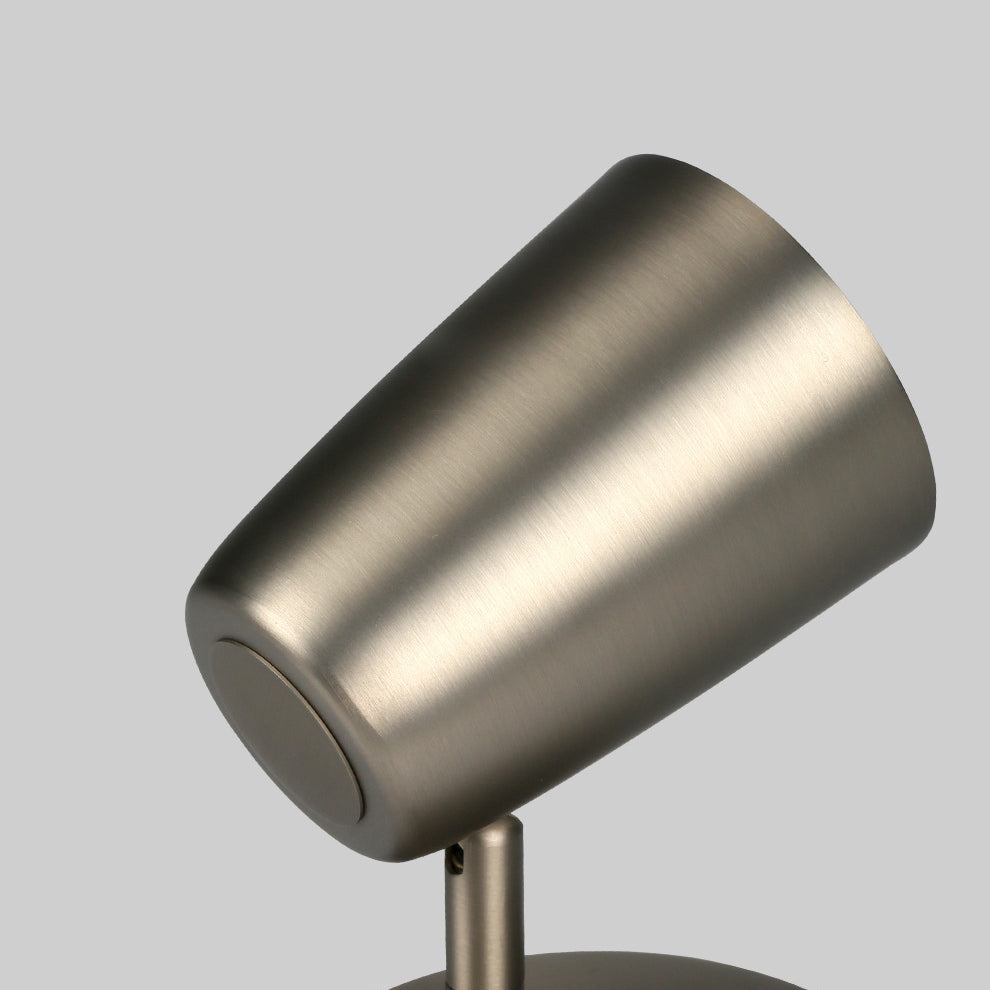 Metal Cylinder Rotatable Bedside Wall Lamp
