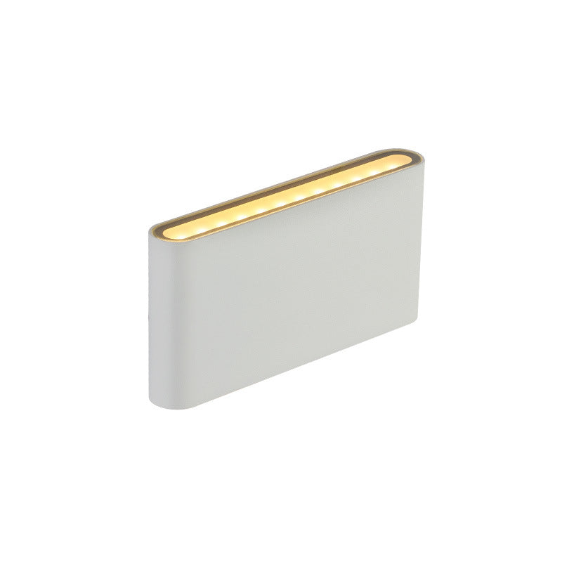 Aluminum Square Rectangular Bedside Wall Lamp