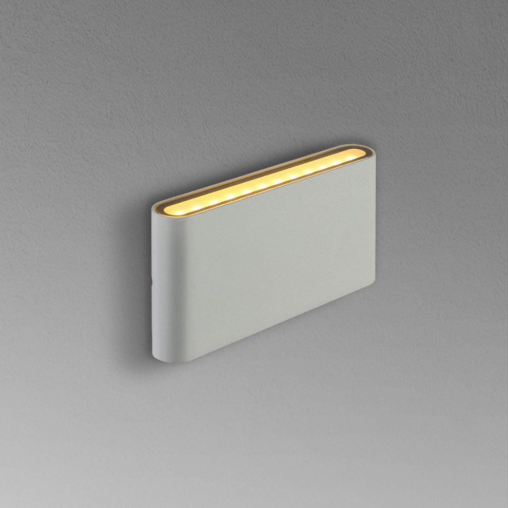 Aluminum Square Rectangular Bedside Wall Lamp