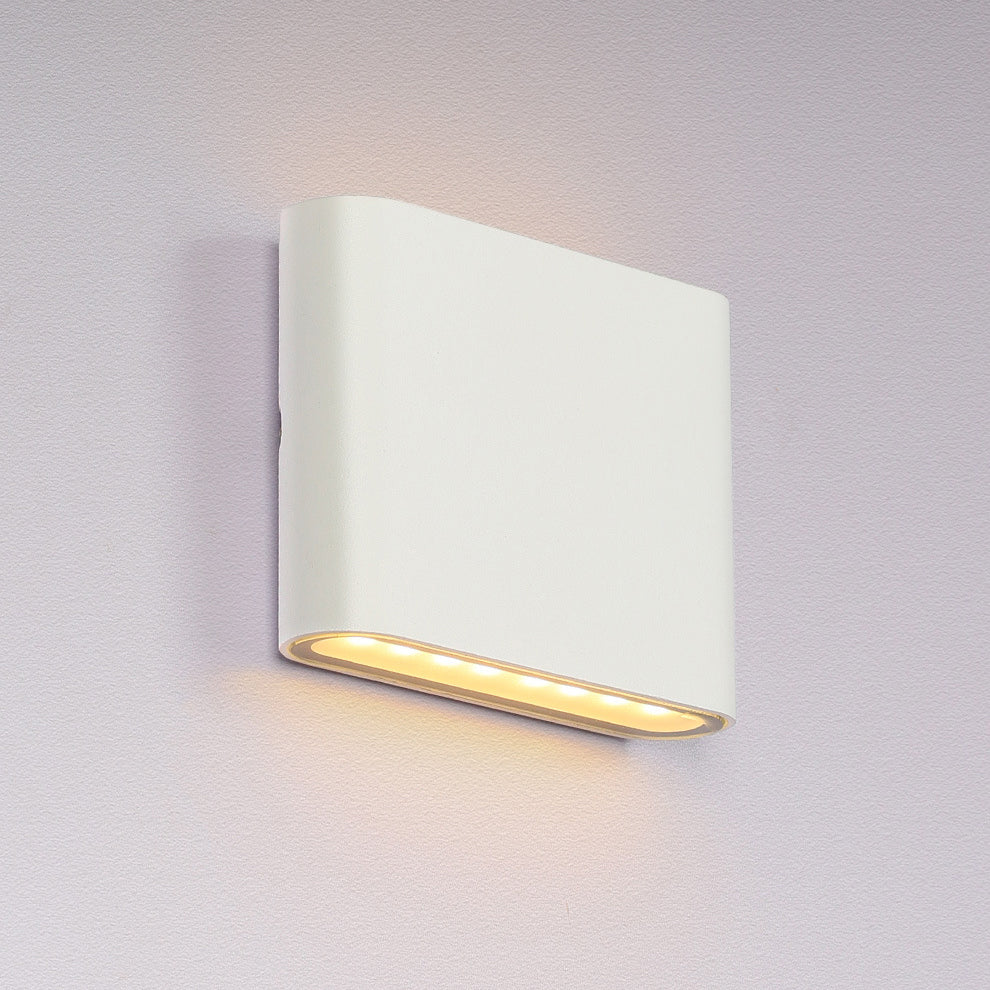Aluminum Square Rectangular Bedside Wall Lamp