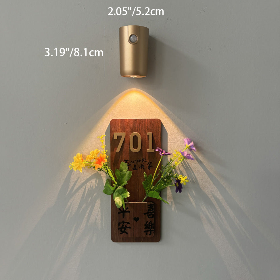 Rechargeable Magnetically Cylinder ABS Wall Lamp
