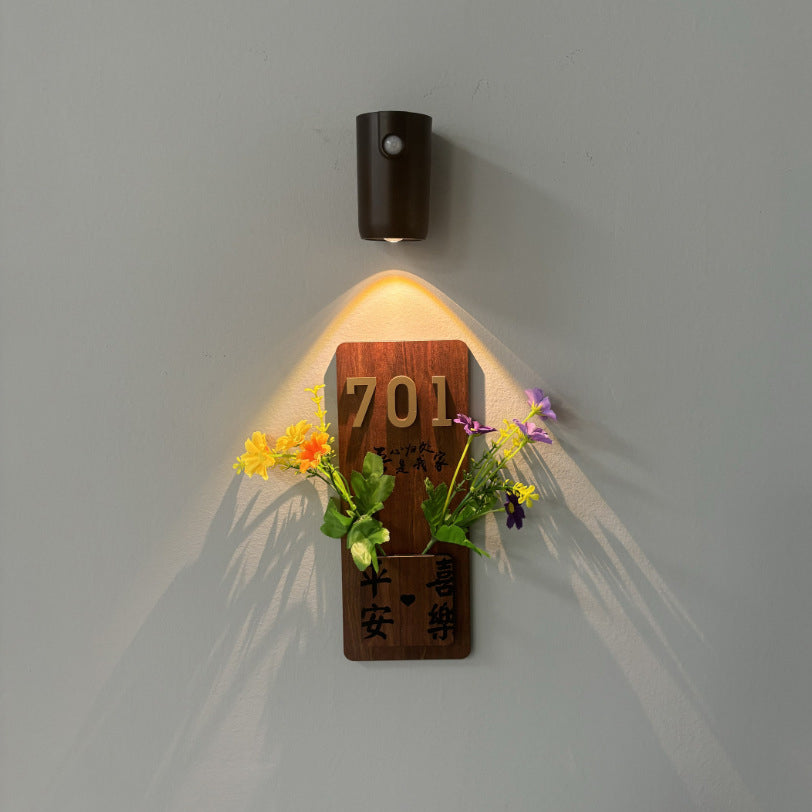 Rechargeable Magnetically Cylinder ABS Wall Lamp