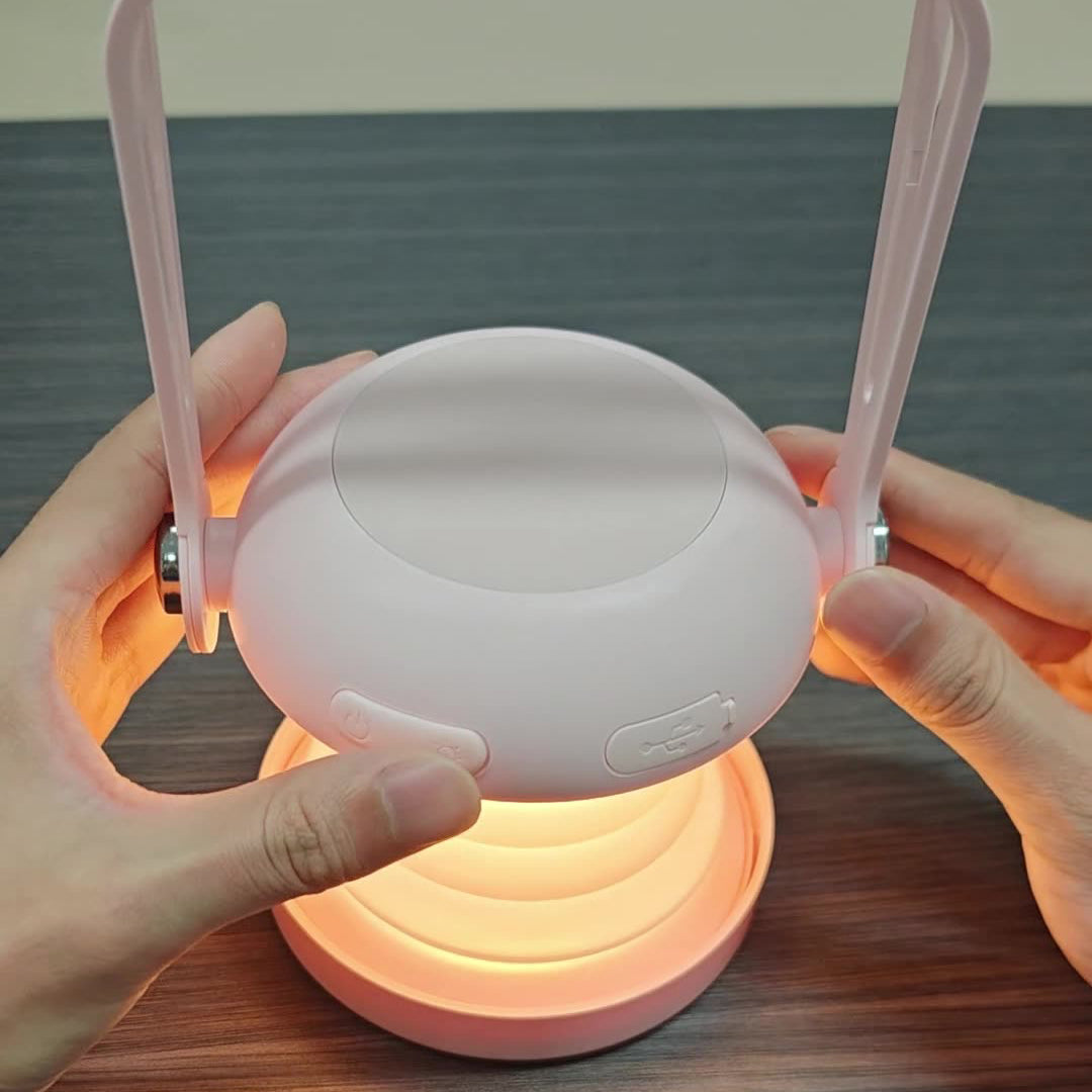 Rechargeable Foldable Silica ABS Table Lamp