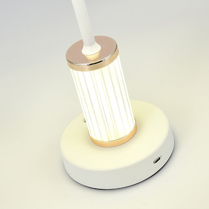 Rechargeable Iron Acrylic Conic Table Lamp