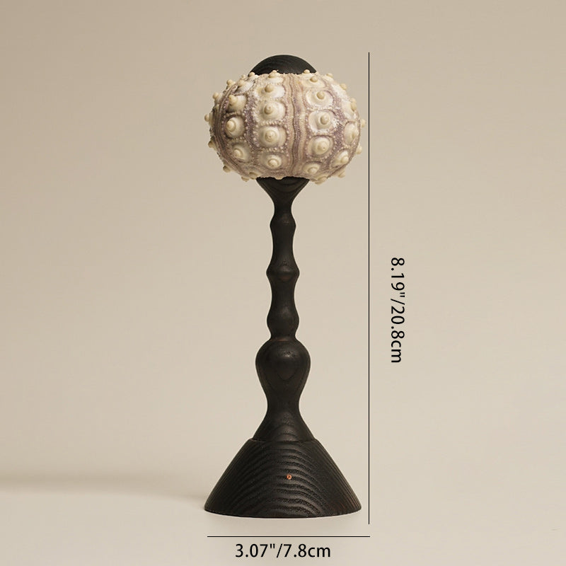 Rechargeable Wood Natural Sea Table Lamp