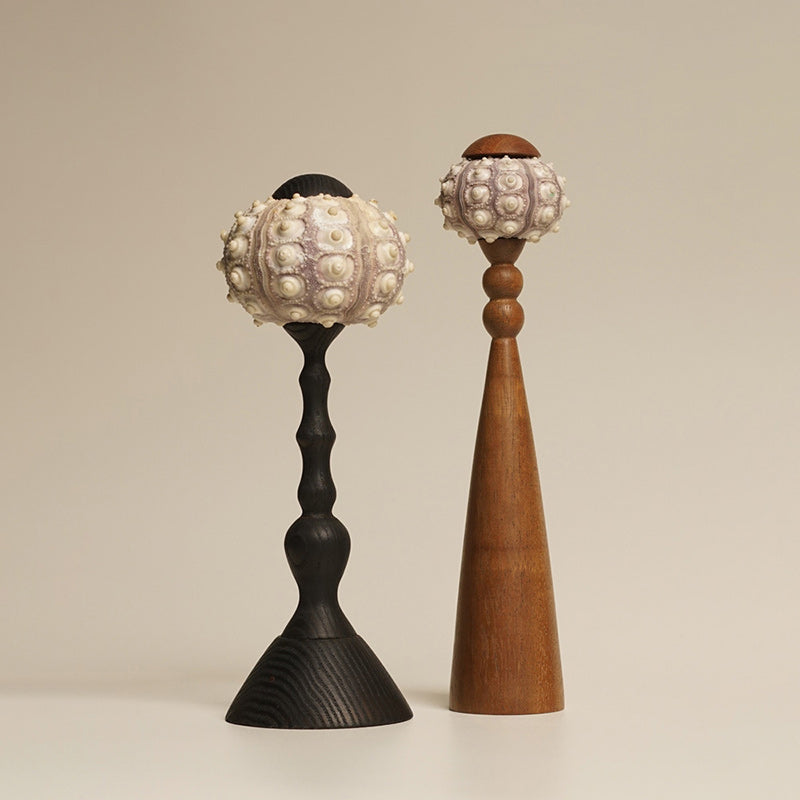 Rechargeable Wood Natural Sea Table Lamp