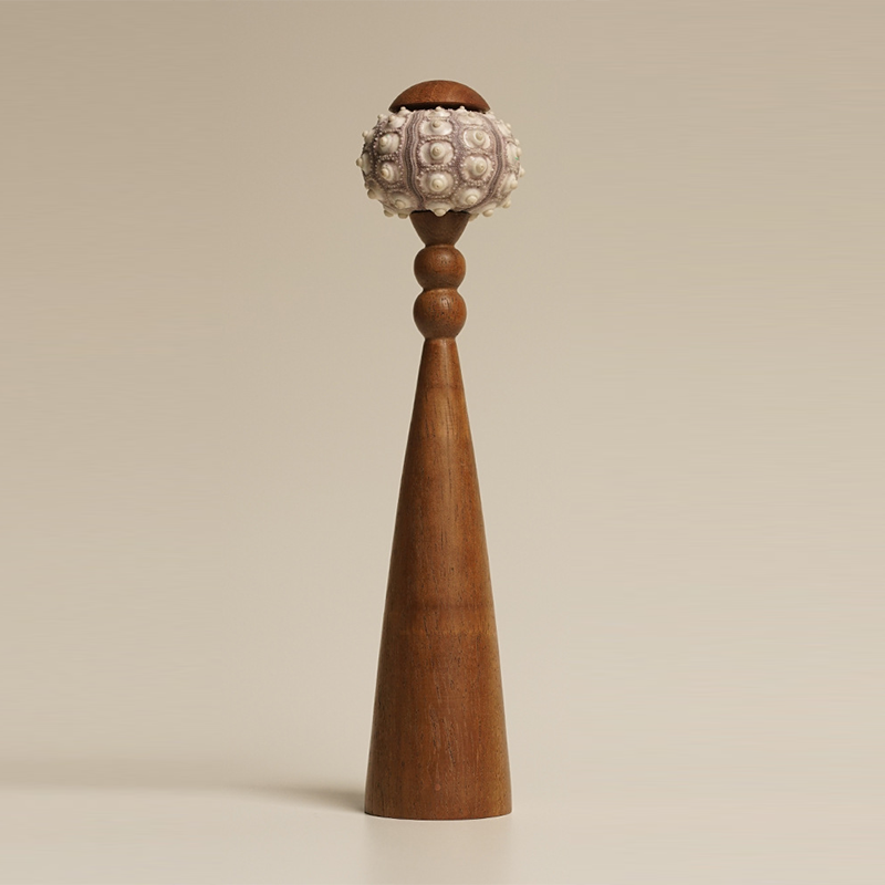 Rechargeable Wood Natural Sea Table Lamp