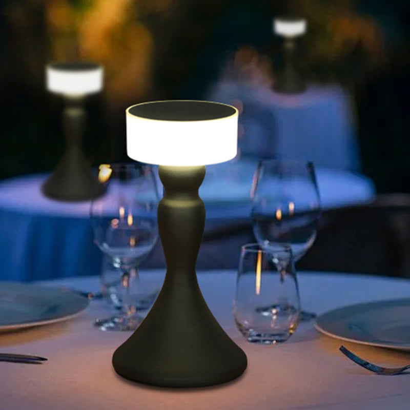 Rechargeable Iron Acrylic Dumbbell Table Lamp