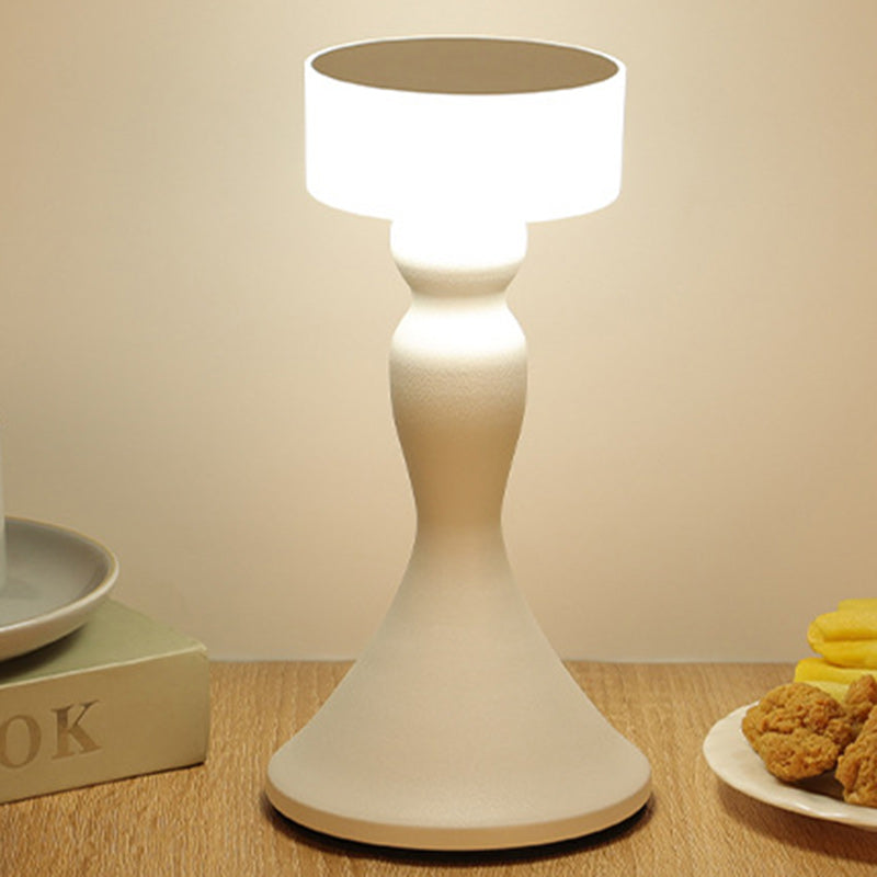 Rechargeable Iron Acrylic Dumbbell Table Lamp