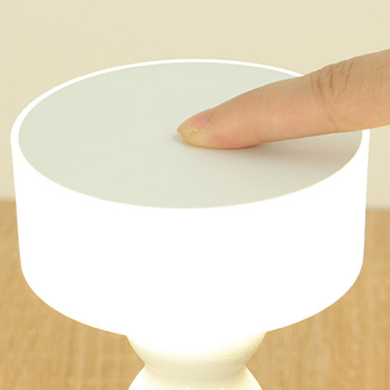 Rechargeable Iron Acrylic Dumbbell Table Lamp