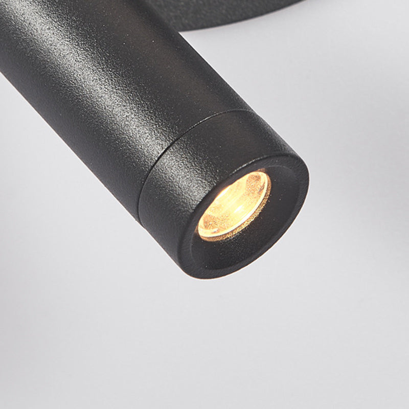 Iron Aluminum Acrylic Round Wall Lamp