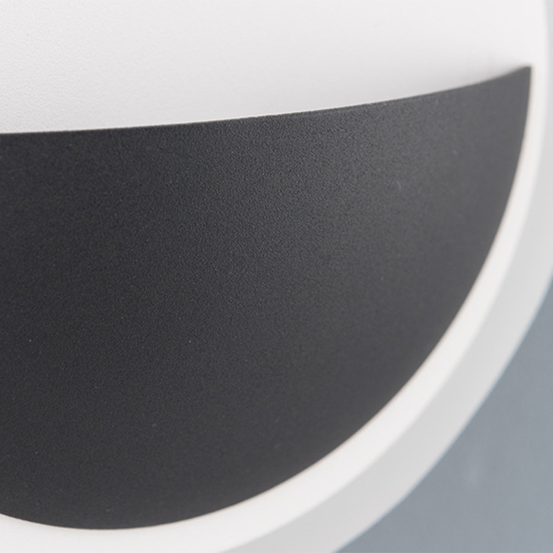 Iron Aluminum Acrylic Round Wall Lamp