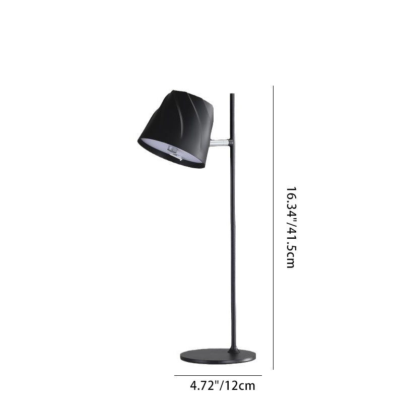 Iron Plastic Touch Dimming Table Lamp