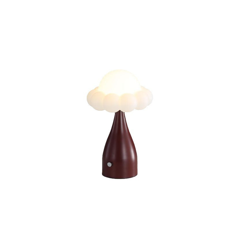 Iron Plastic Dome Cloud Table Lamp