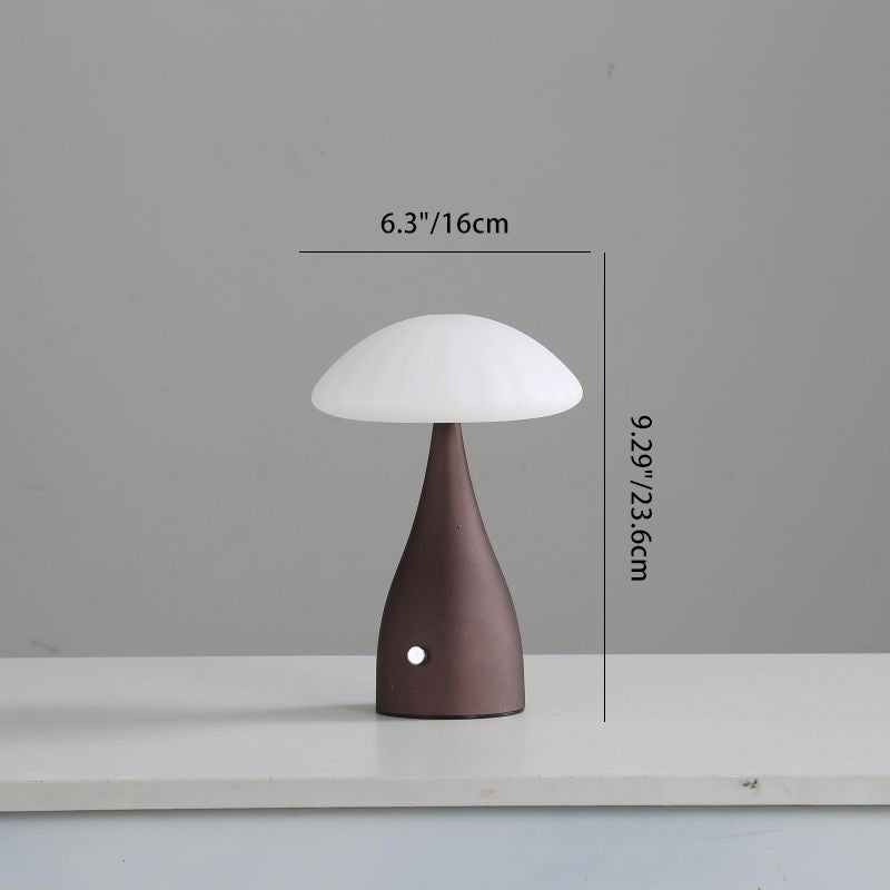 Iron Plastic Dome Cloud Table Lamp