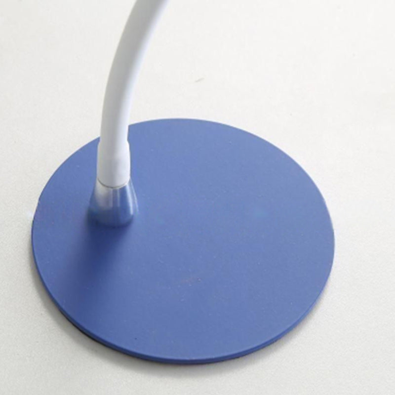 Plastic Iron Rechargeable Cylinder Table Lamp