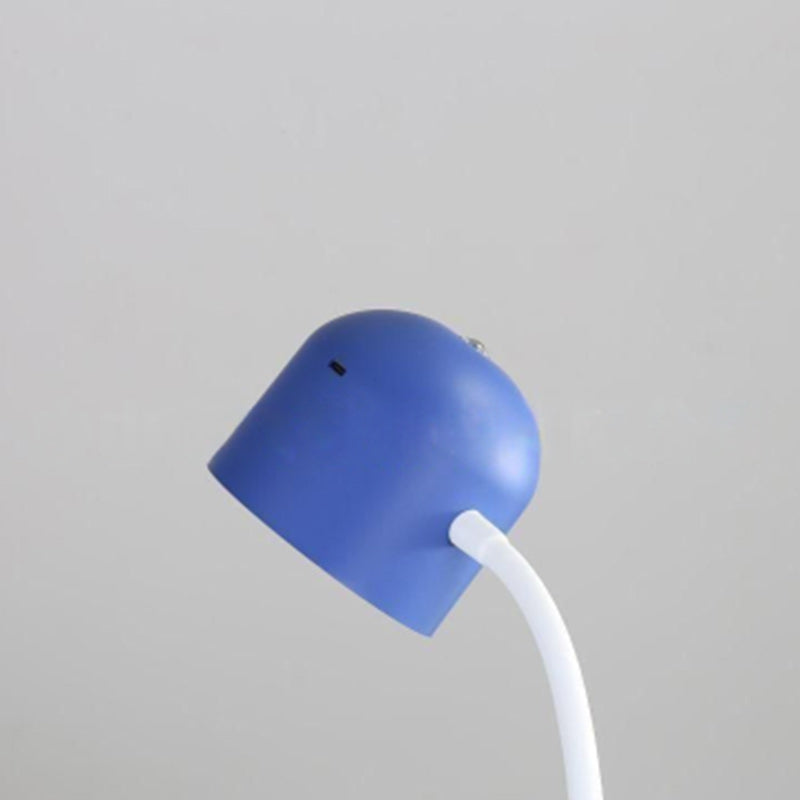 Plastic Iron Rechargeable Cylinder Table Lamp