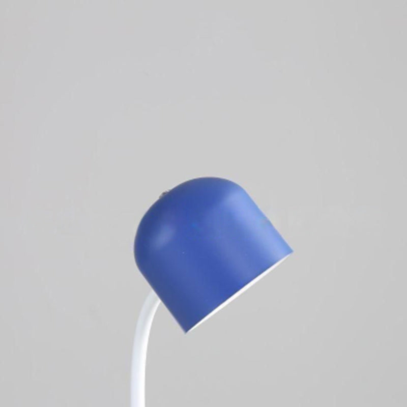 Plastic Iron Rechargeable Cylinder Table Lamp