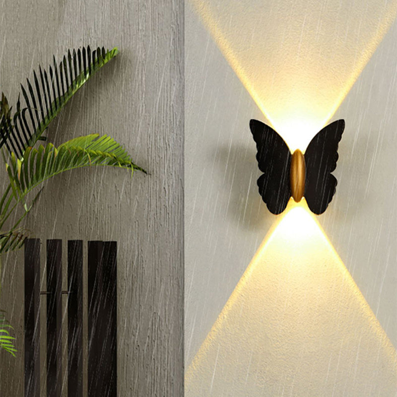 Butterfly Aluminum Patio Outdoor Light