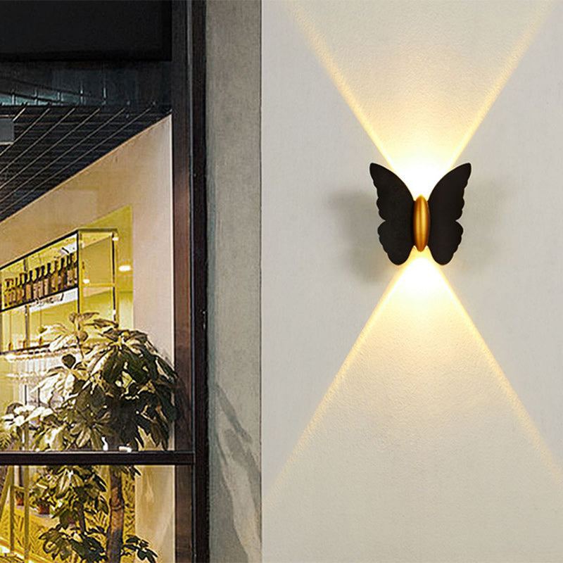 Butterfly Aluminum Patio Outdoor Light