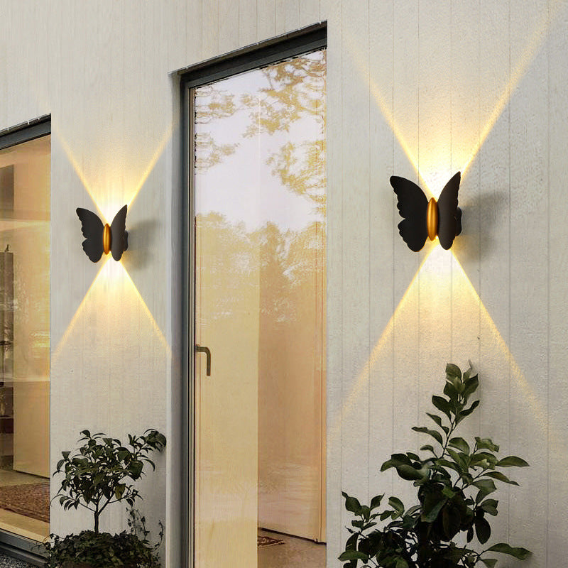 Butterfly Aluminum Patio Outdoor Light
