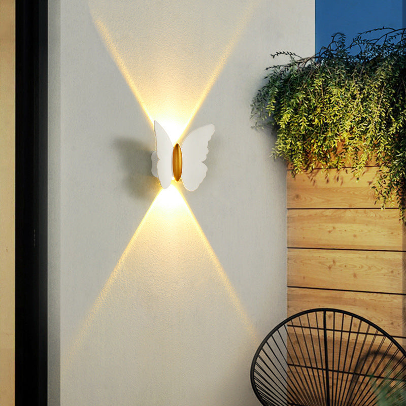 Butterfly Aluminum Patio Outdoor Light