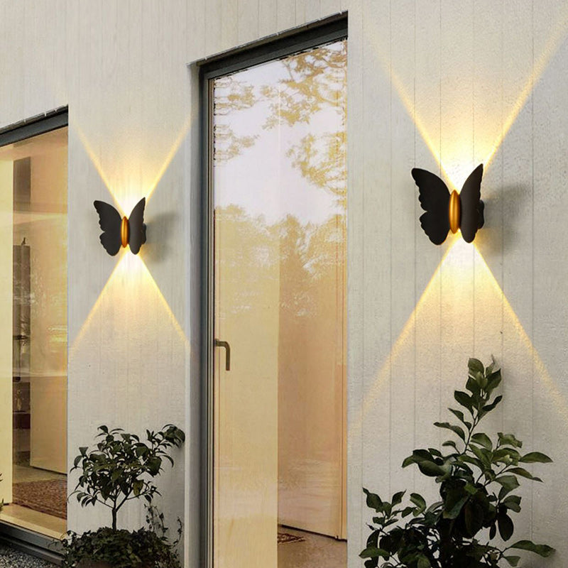 Butterfly Aluminum Patio Outdoor Light