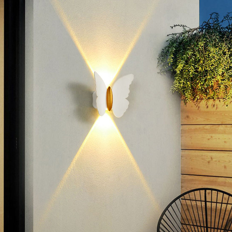 Butterfly Aluminum Patio Outdoor Light