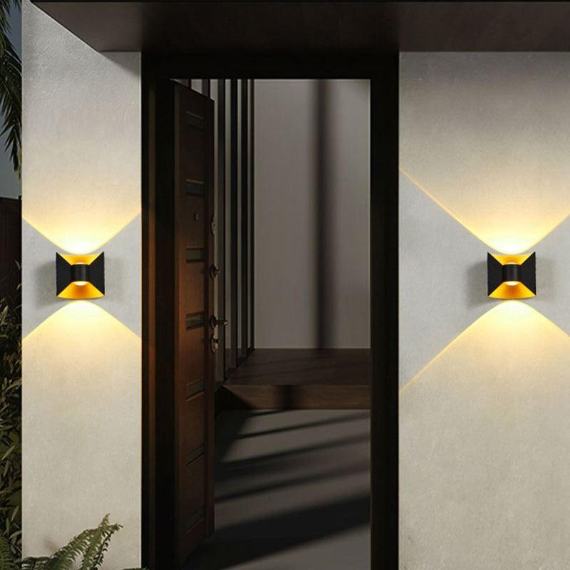Square Rectangular Aluminum Patio Outdoor Light