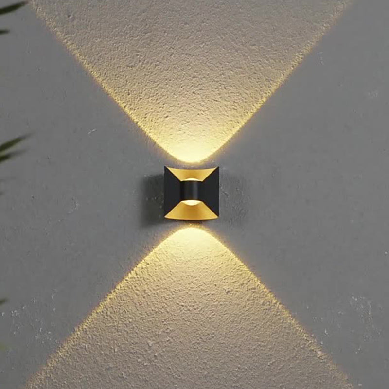 Square Rectangular Aluminum Patio Outdoor Light