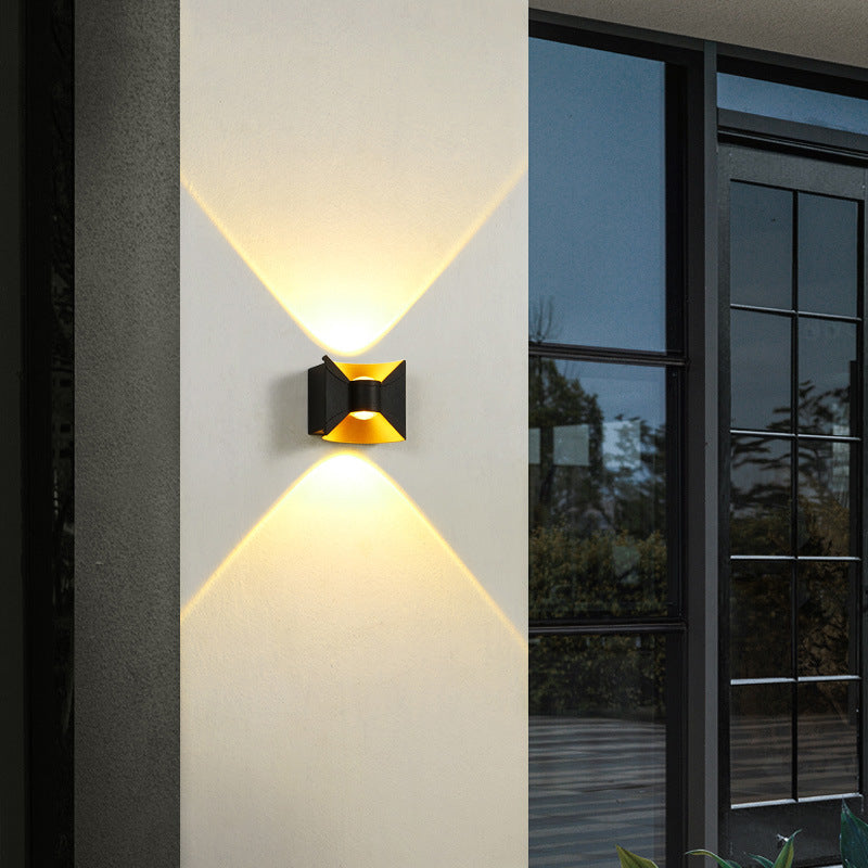 Square Rectangular Aluminum Patio Outdoor Light