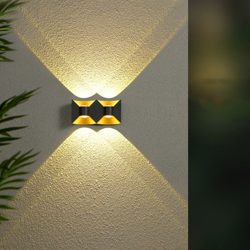 Square Rectangular Aluminum Patio Outdoor Light