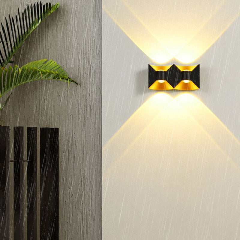 Square Rectangular Aluminum Patio Outdoor Light