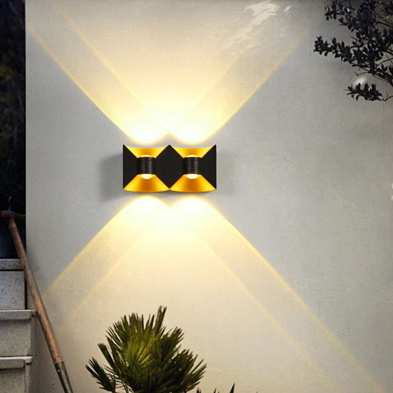 Square Rectangular Aluminum Patio Outdoor Light