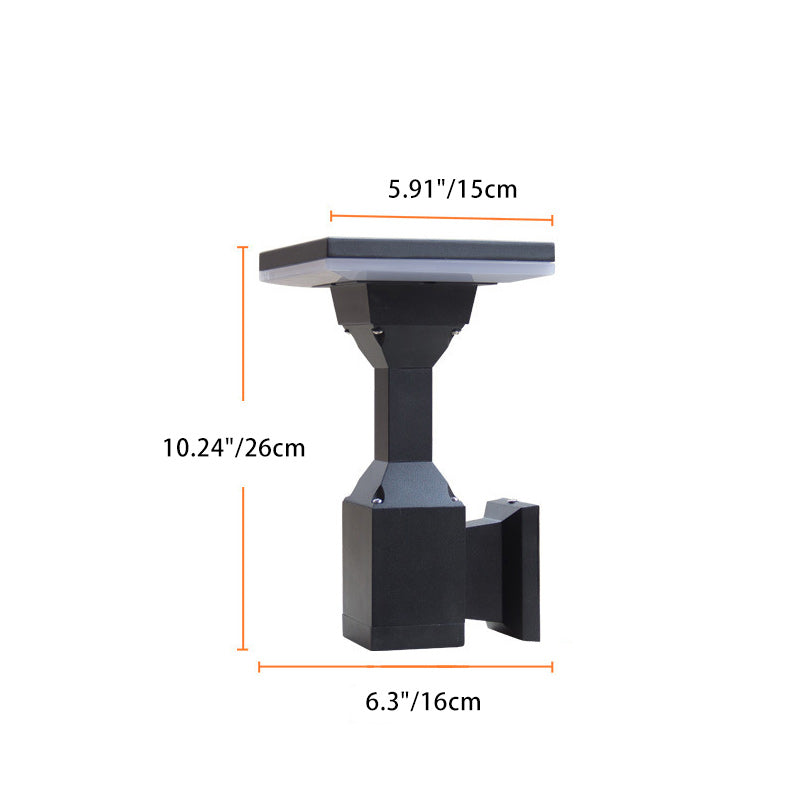 Column Square Round Aluminum Outdoor Light