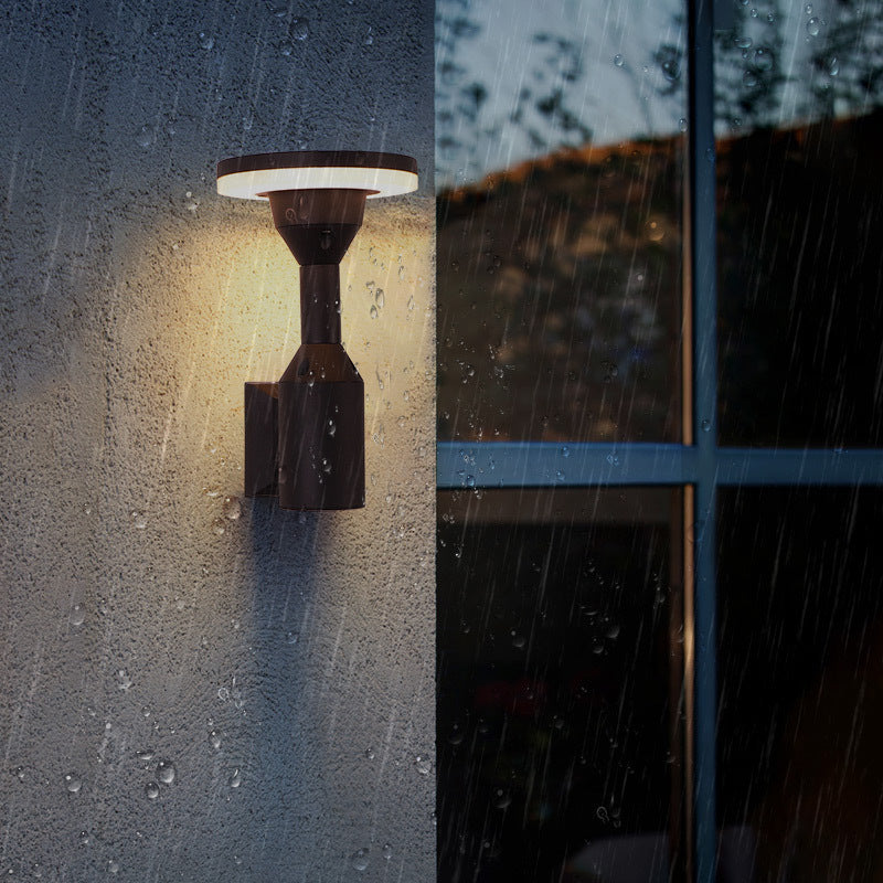 Column Square Round Aluminum Outdoor Light